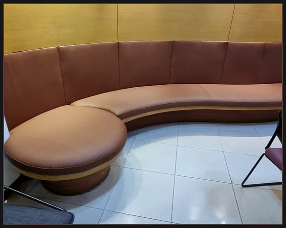 둥근 관람 벤치